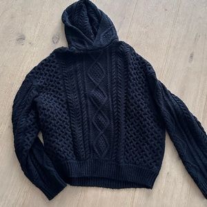 ESSENTIALS FEAR OF GOD Sweater Black Oversized Hoodie